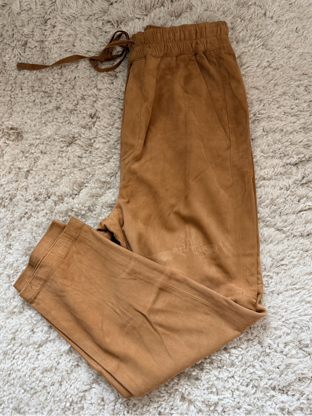 VINCE Suede Track Pants
